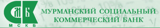 Логотип компании Мурманский социальный коммерческий банк